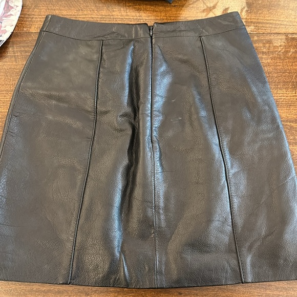 L”academie Leather Skirt - the Laurel - Picture 3 of 4